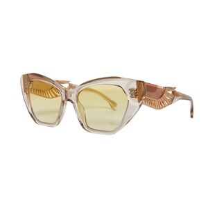 NEW Melody Ehsani Ancient Futures Amber Sunglasses (Egyptian Goddess Wings)